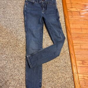 Madewell Women's Skinny Jeans in Dark Blue Wash, sz 27